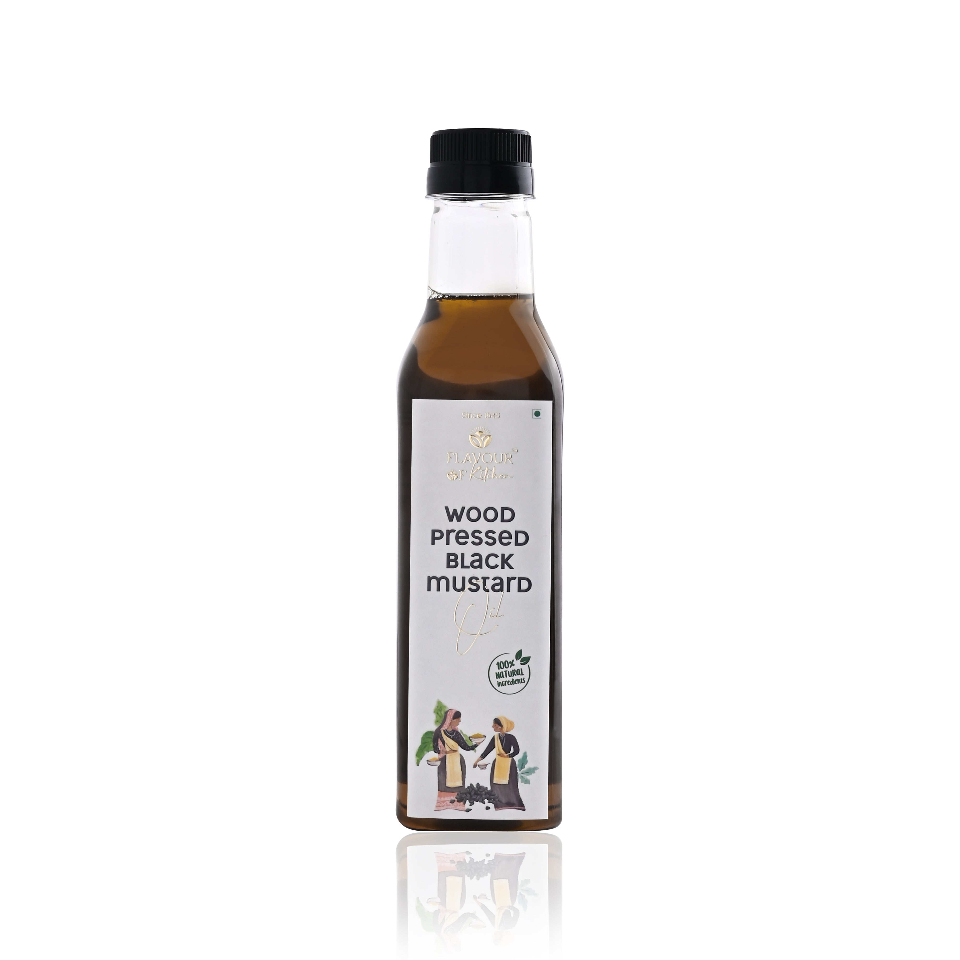 Wood Pressed Mustard Oil Normal Bottle