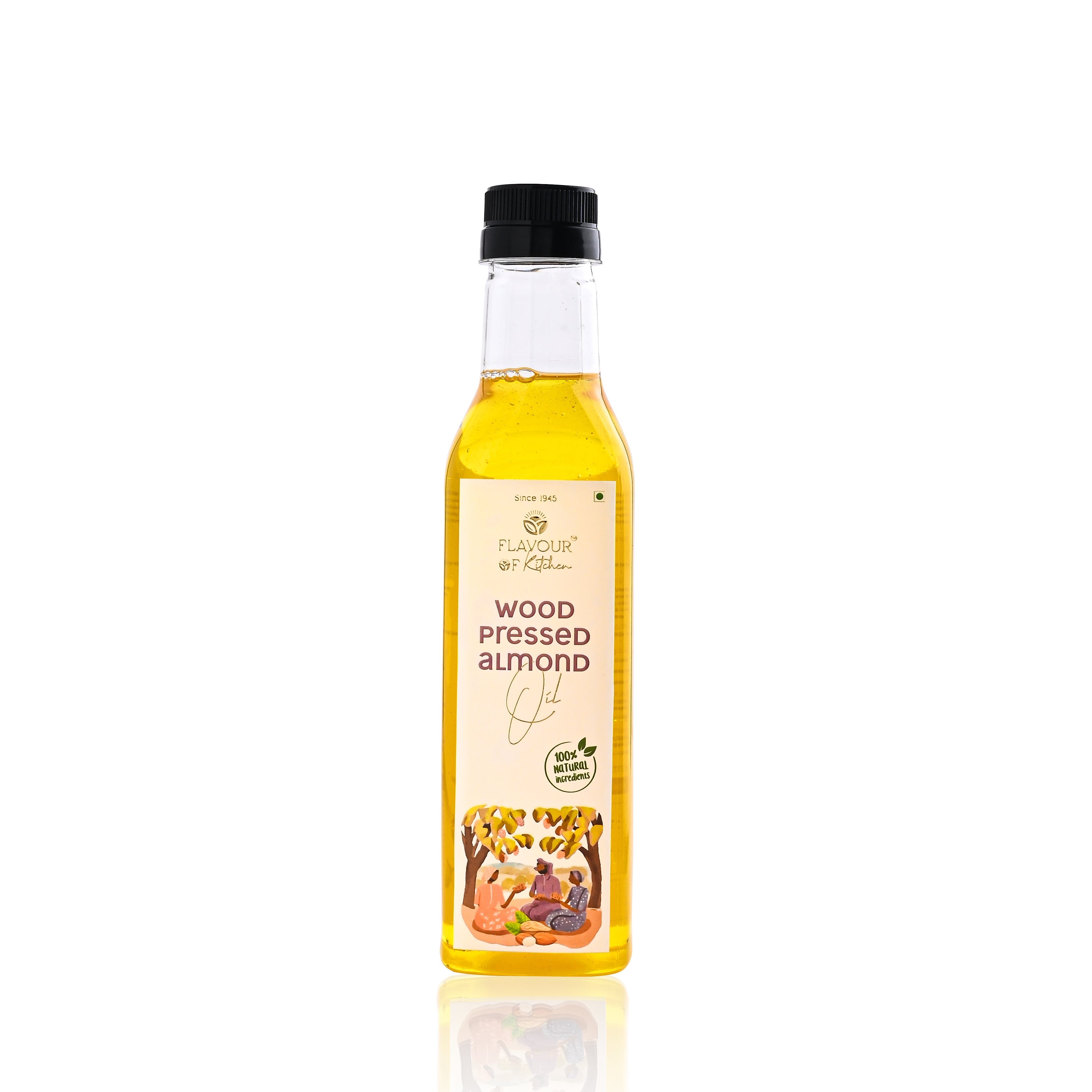 Wood Pressed Almond Oil Normal Bottle