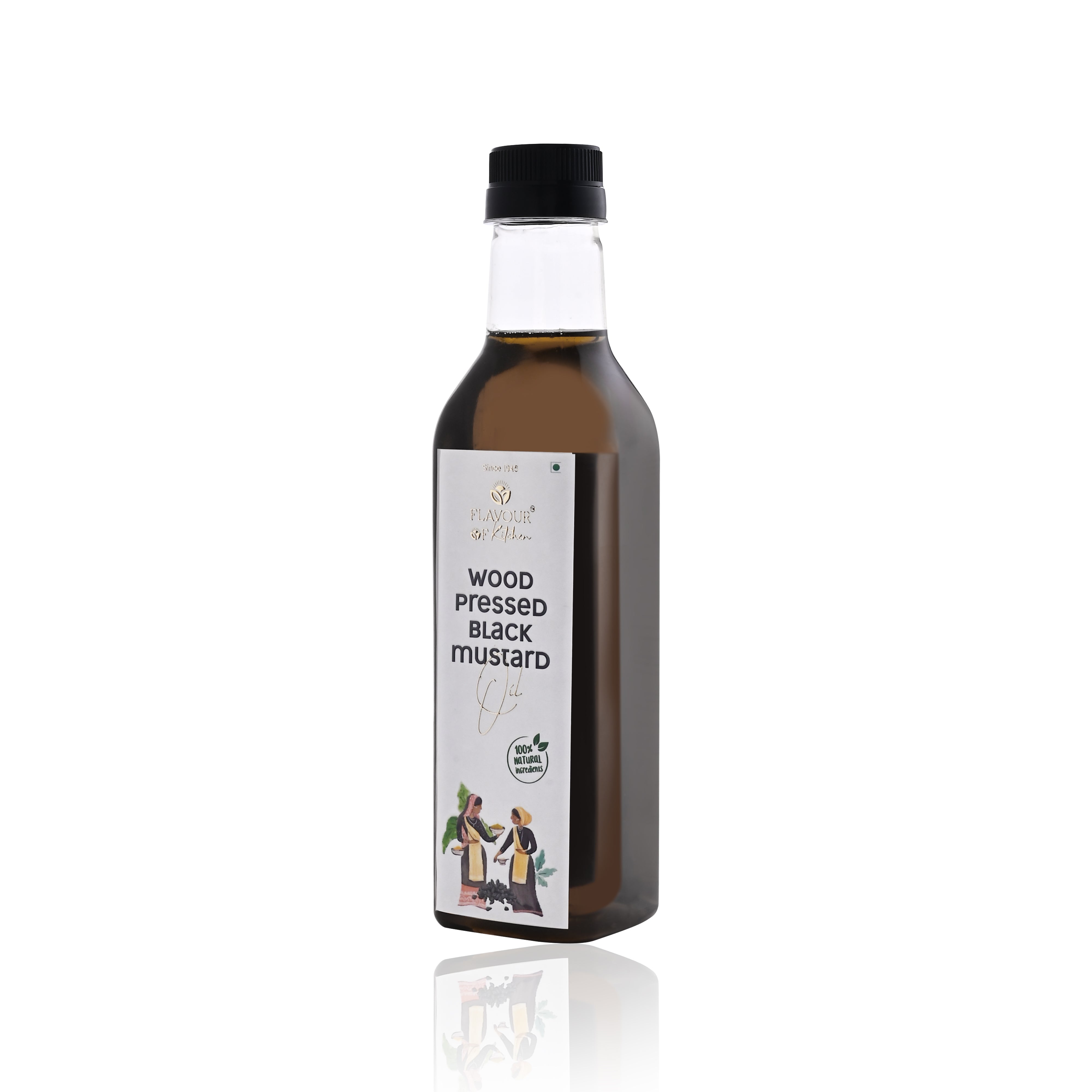 Wood Pressed Mustard Oil Normal Bottle
