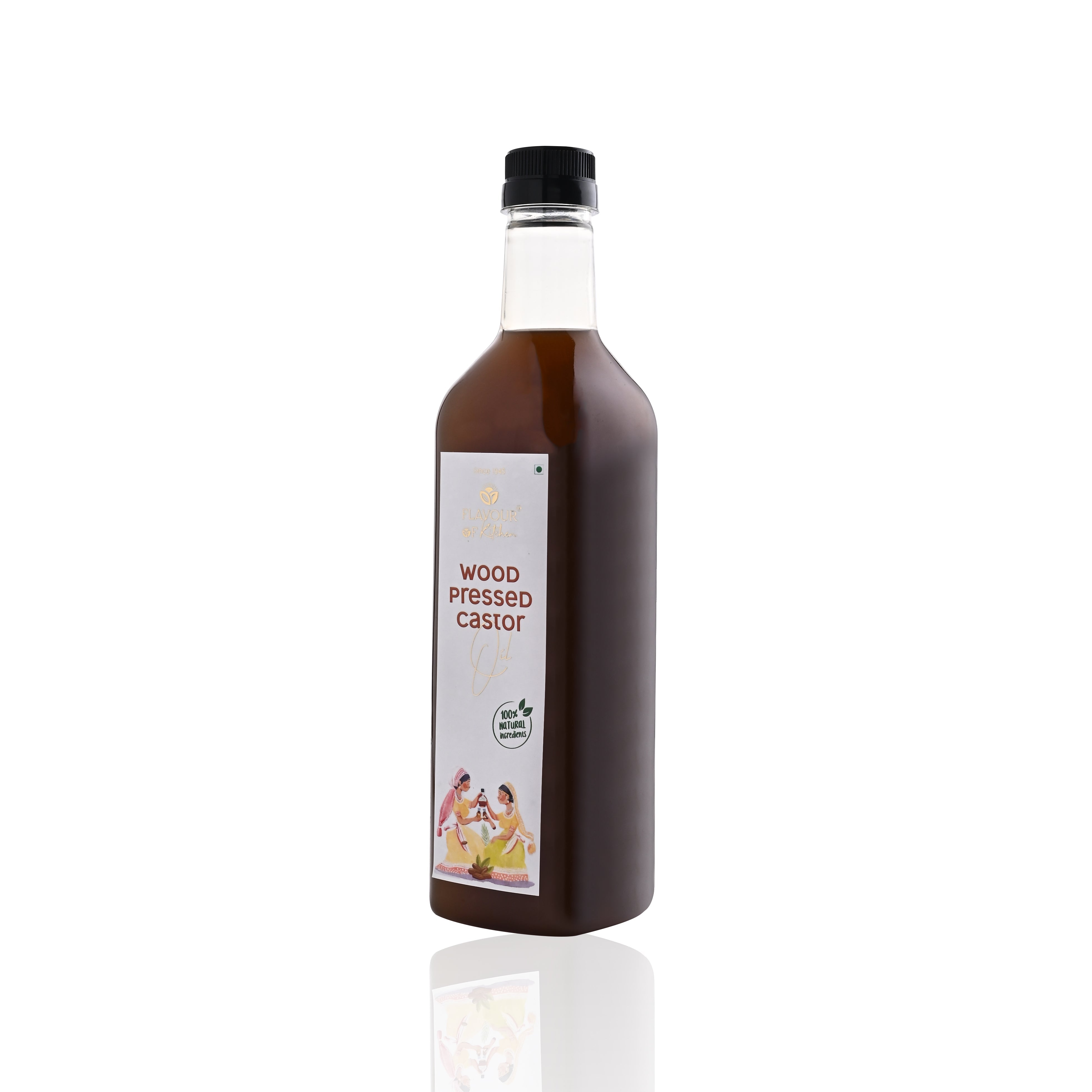 Wood Pressed Castor Oil Normal Bottle