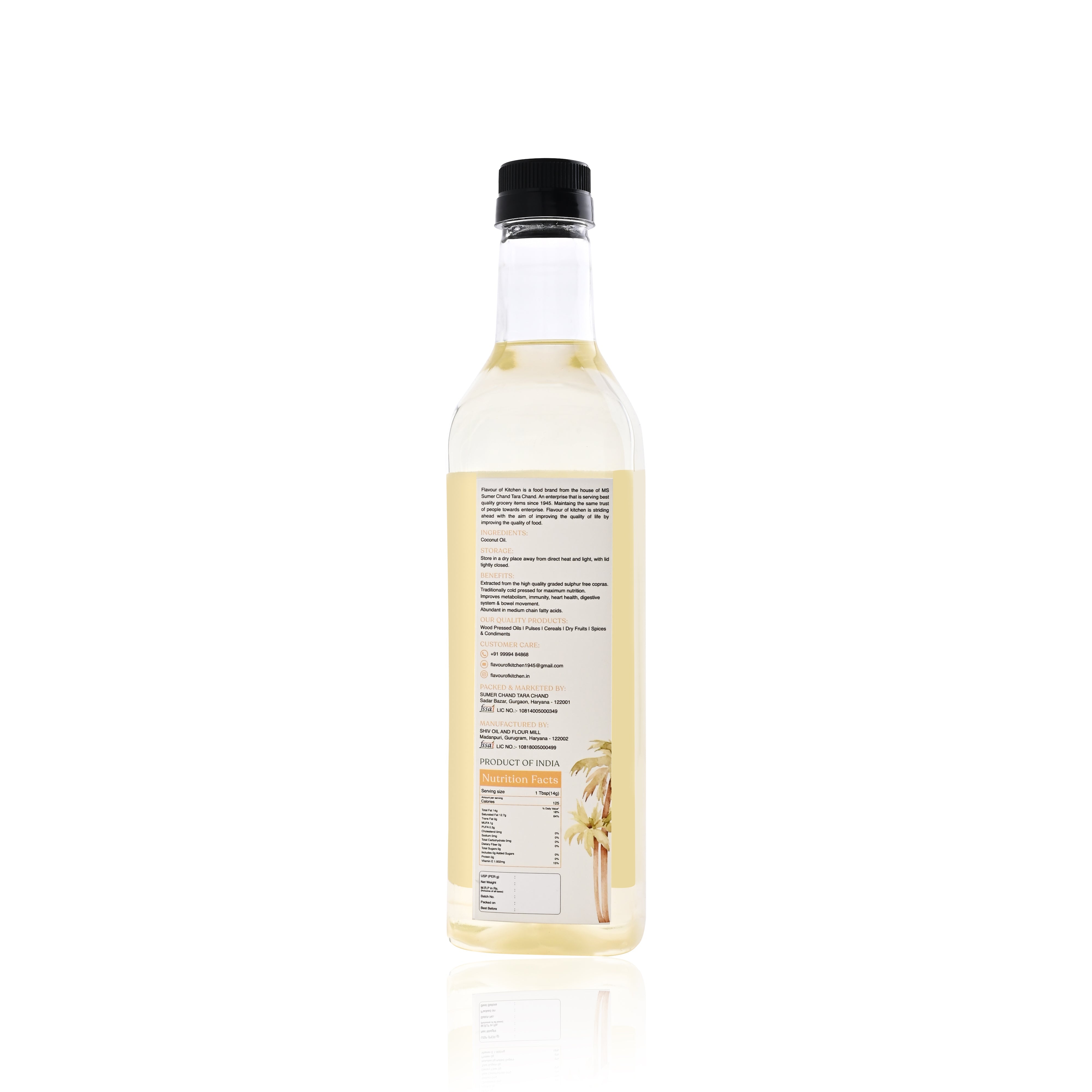 Wood Pressed Coconut Oil Normal Bottle